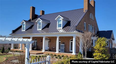 pictures of houses with a bronze metal roof|metal roof color schemes.